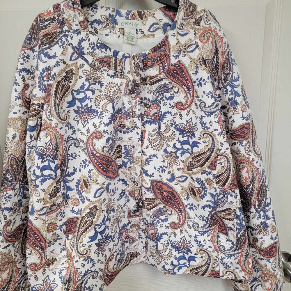 Orvis Women's L Paisley Jacket